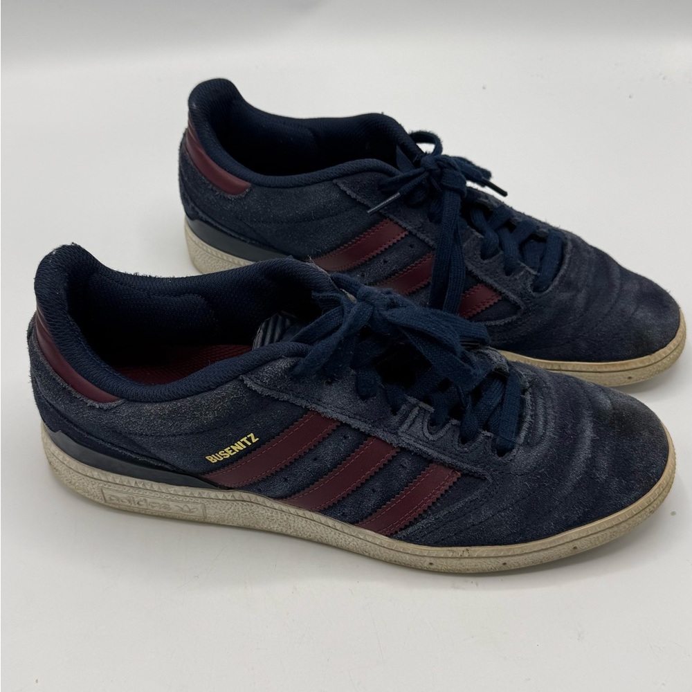 Adidas Busenitz Men's Shoes Skate Sneakers Navy Crimson White H04877 Size 11